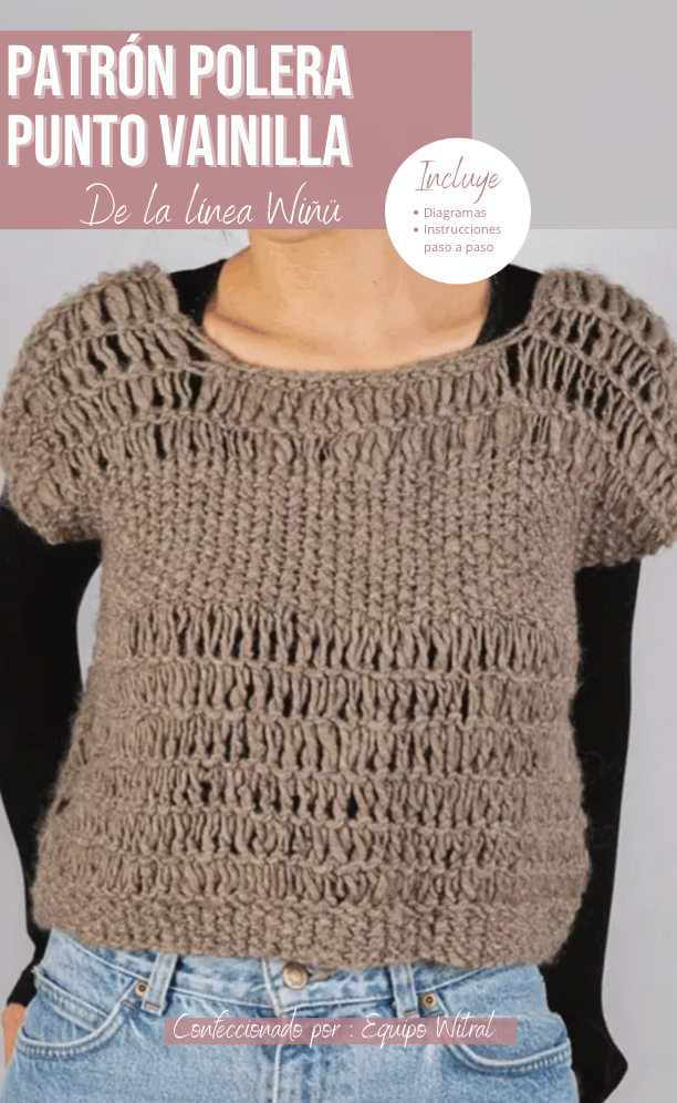 Patrón: Polera Punto Vainilla