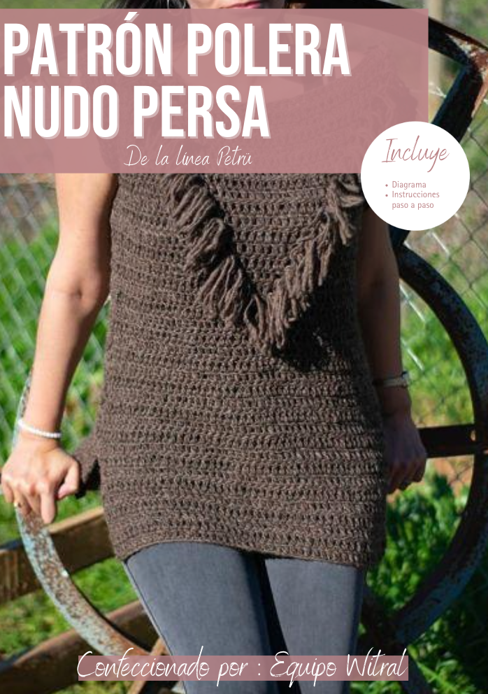 Patrón: Polera Nudo Persa