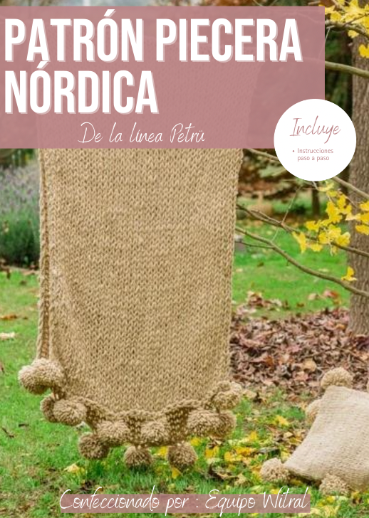Patrón: Piecera Nordica