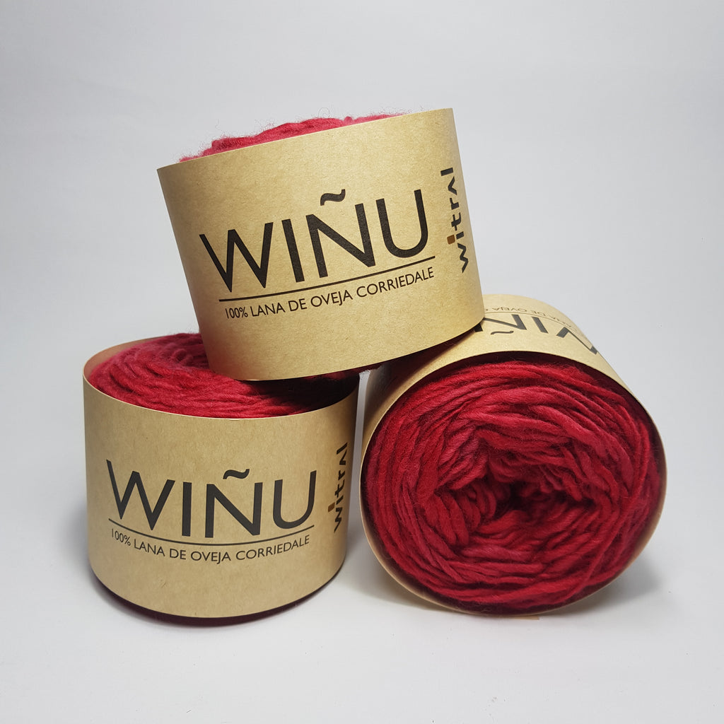 Ovillo Wiñü Rojo