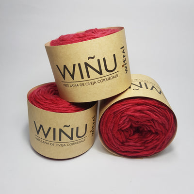 Ovillo Wiñü Rojo
