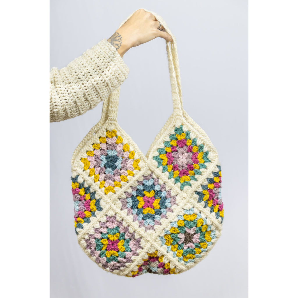Kit Bolso Huahuilque a Crochet
