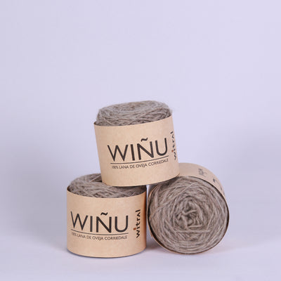 Ovillo Wiñü Gris Perla