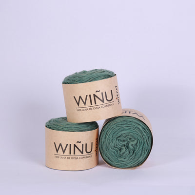 Ovillo Wiñü Verde Botella