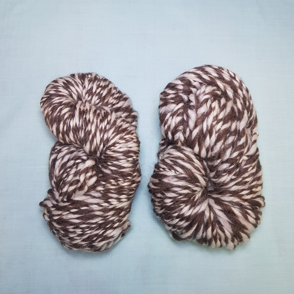 Ovillo Maxi Jaspeado Café