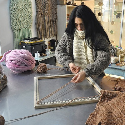 Taller de Telar Cuadrado con Lorena — ExpoTeje Santiago