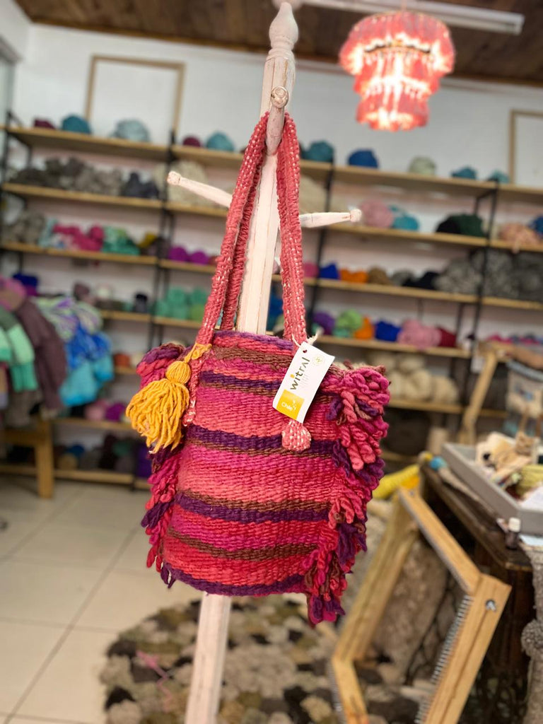 Bolso de mano Fucsia Bodega