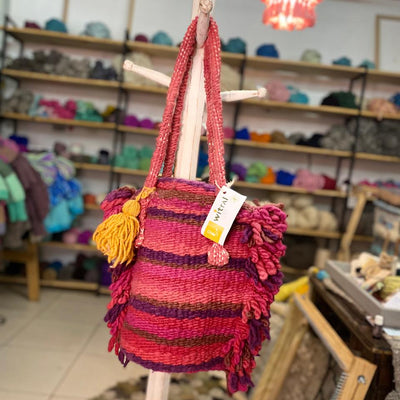 Bolso de mano Fucsia Bodega