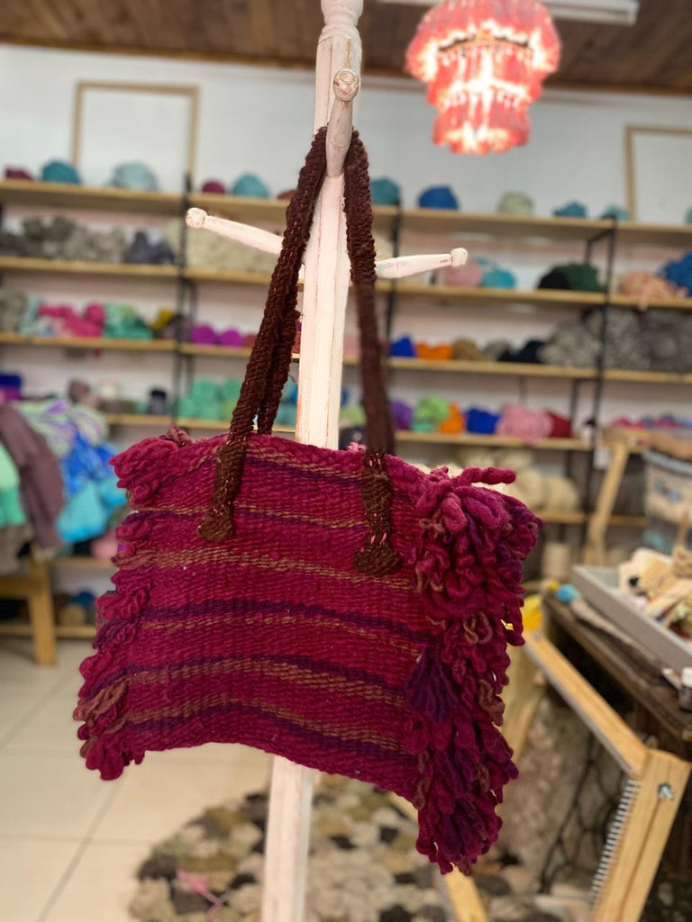 Bolso de mano Morado Bodega