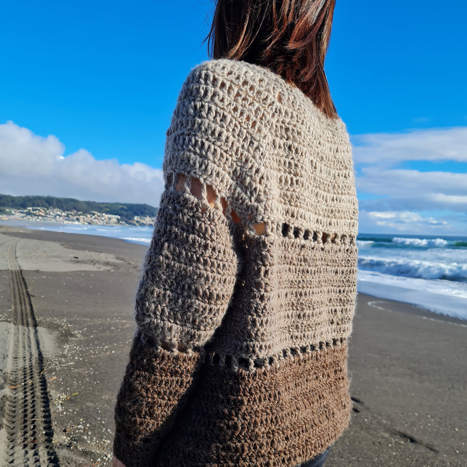 HOT Chaleco Boho Chalecos De Crochet Mujer Crochet Chalecos