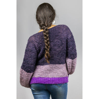 Kellü Sweater Manga Globo Morado